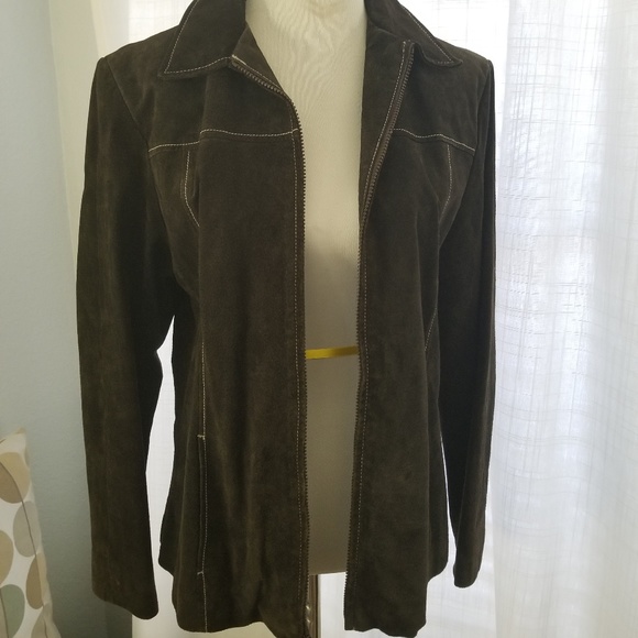 Suede leather jacket - Picture 3 of 5